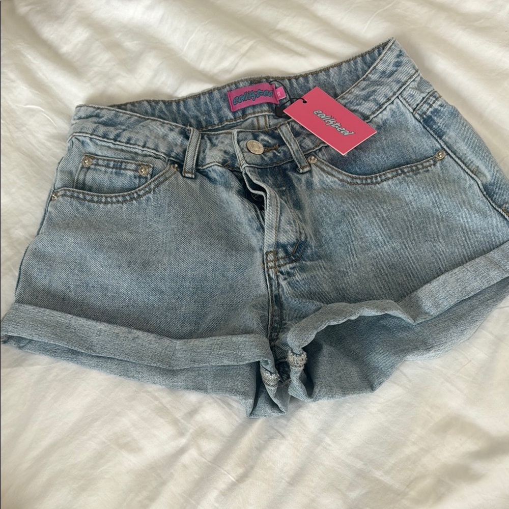 Calvin Klein Women's Blue Denim Shorts